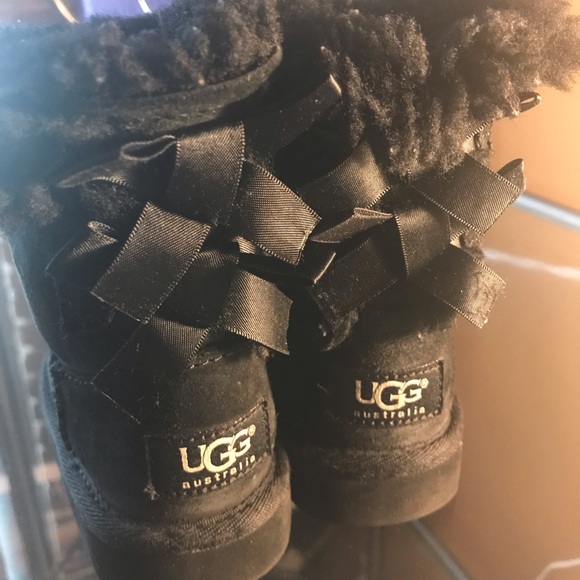 UGG Other - Little girl black ugg boots